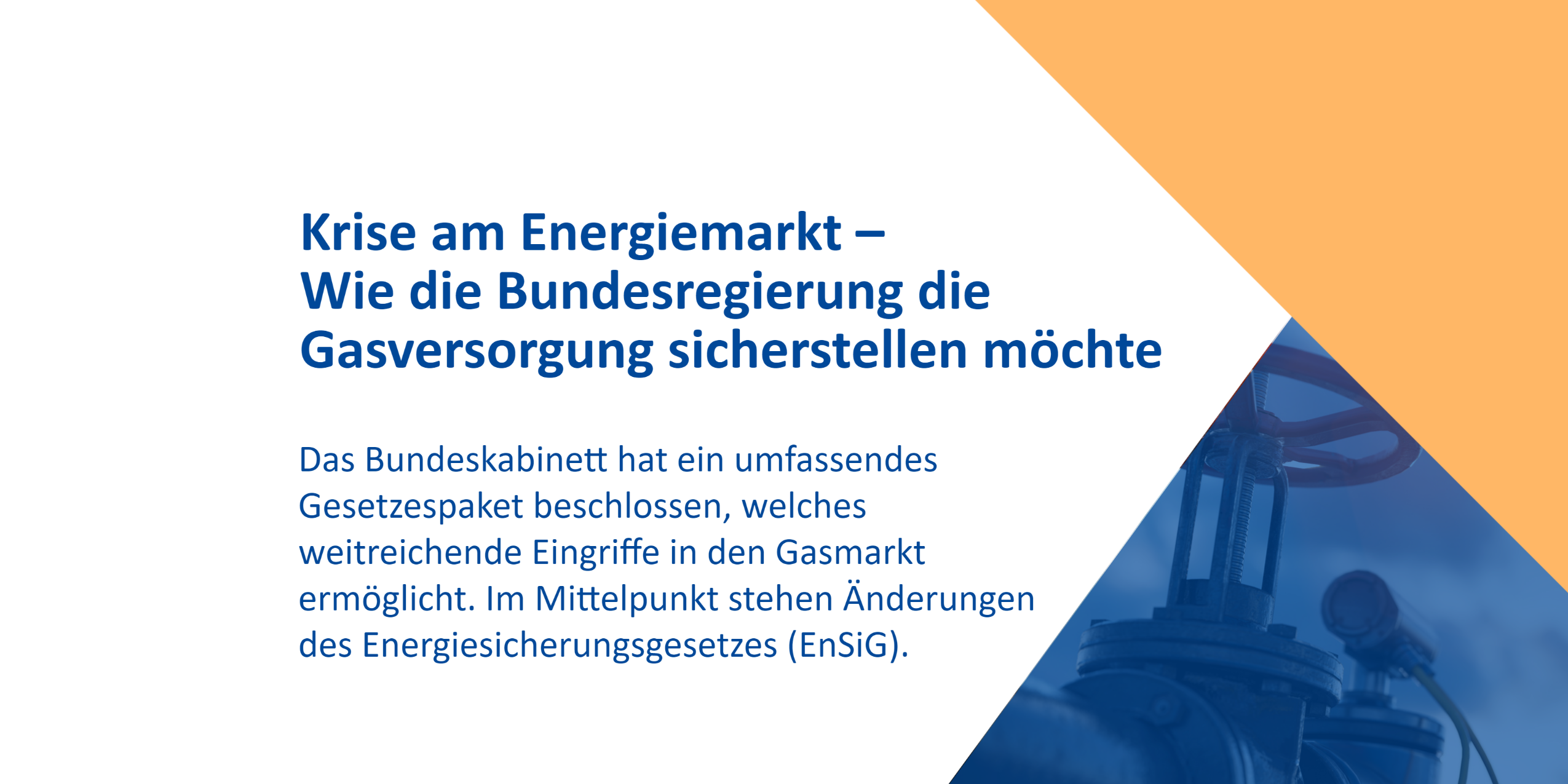 Krise am Energiemarkt Krise am Energiemarkt