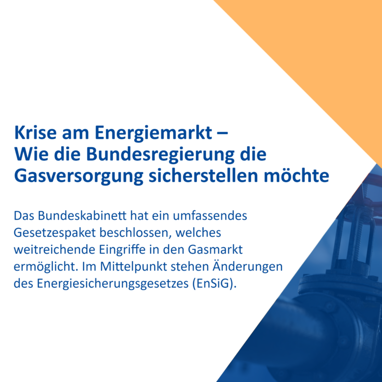 Krise am Energiemarkt Krise am Energiemarkt