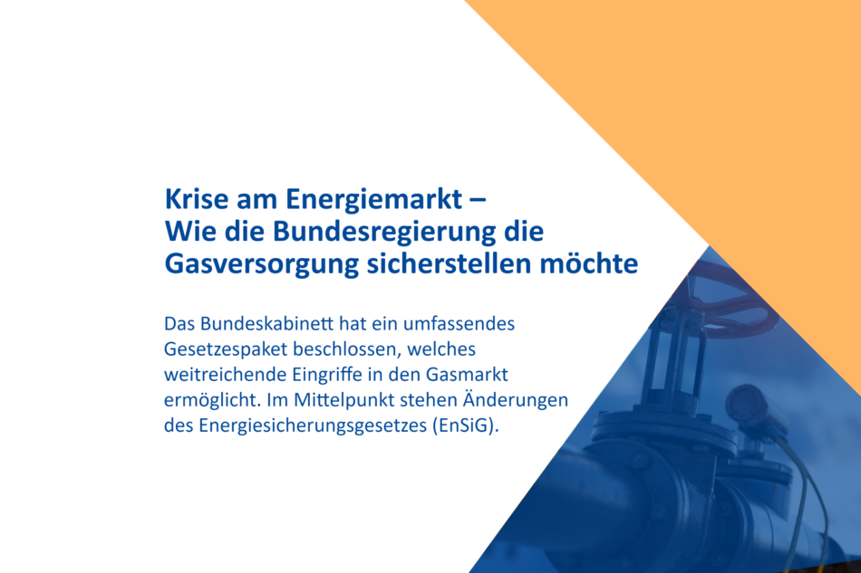 Krise am Energiemarkt