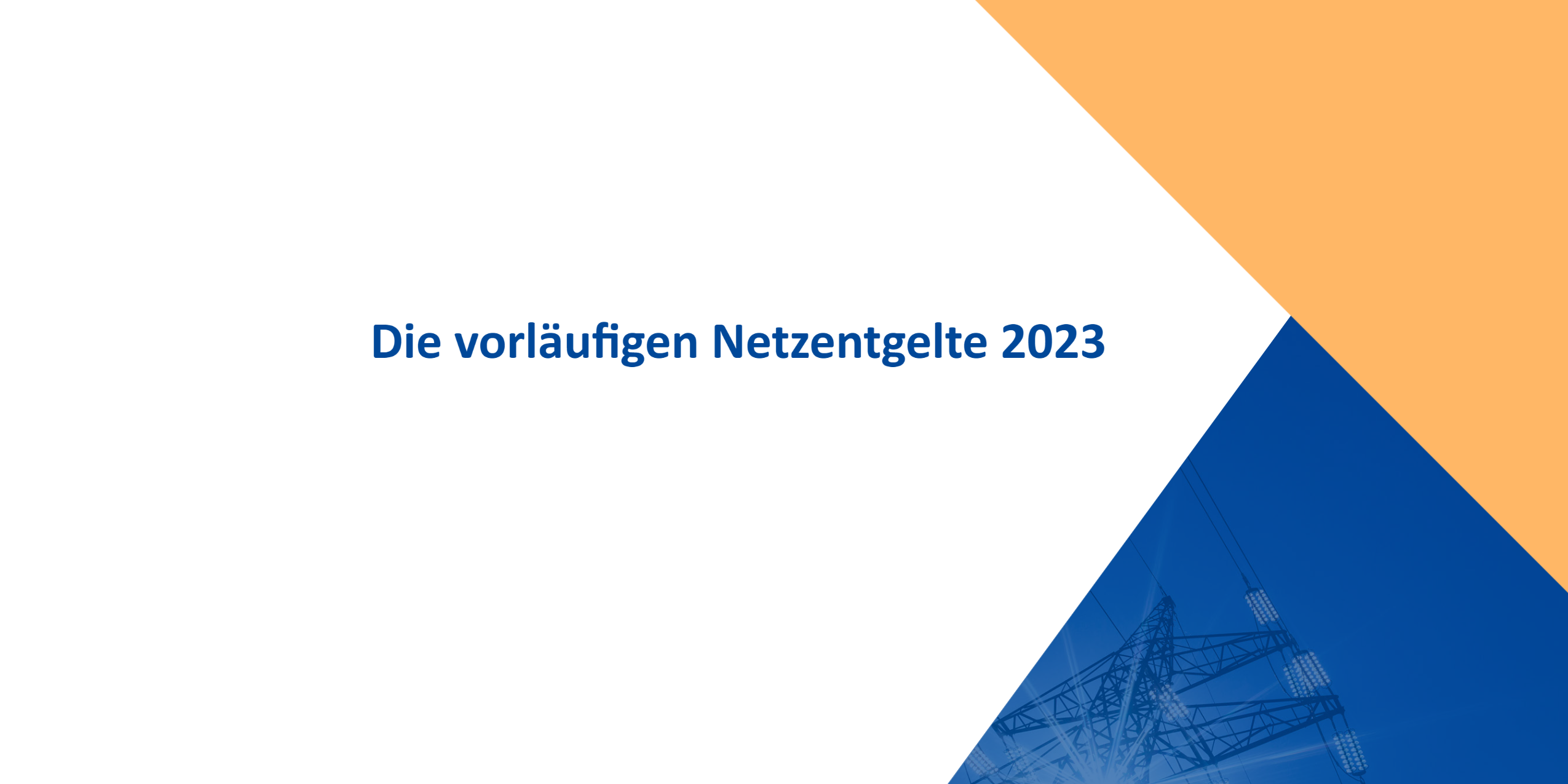 Netzentgelte 2023 Netzentgelte 2023