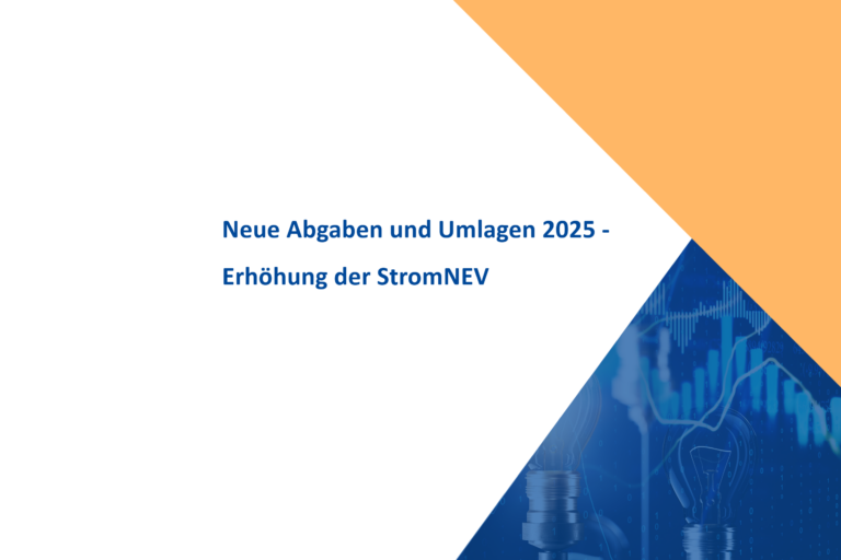 Neue Abgaben und Umlagen