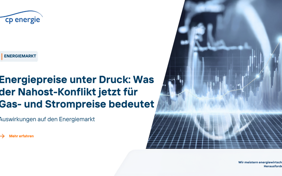 Energiepreise unter Druck: Was der Nahost-Konflikt jetzt für Gas- und Strompreise bedeutet